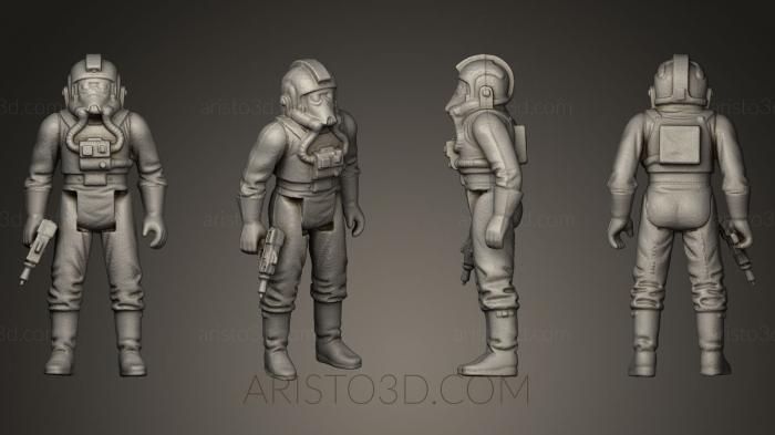 Figurines heroes, monsters and demons (STKM_0376) 3D model for CNC machine